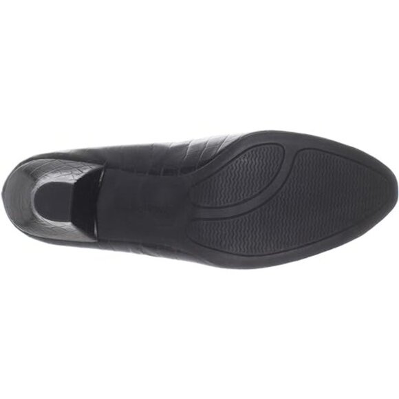 Easy Street Women's Fabulous Pump black textured work comfort classic Airline - Picture 4 of 7